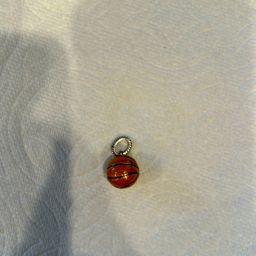 Brighton Basketball necklace charm.